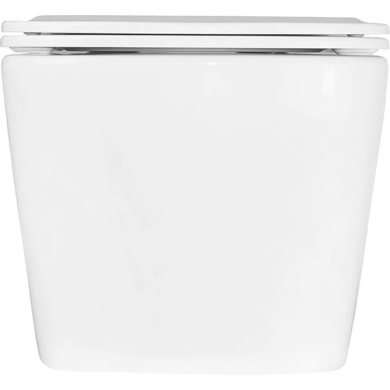 Инсталляция с подвесным унитазом комплект: Grohe Rapid SL 38772001 с подвесным безободковым унитазом Loranto Delphi 91343 сиденье микролифт, крепление, кнопка смыва хром (Система смыва торнадо) - фото 12