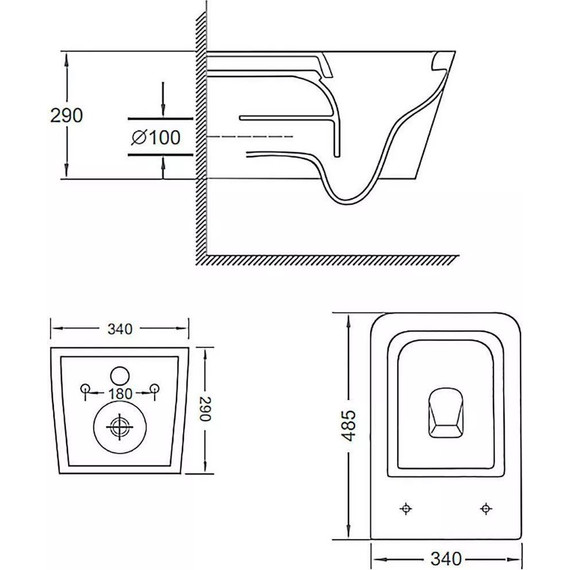 Инсталляция с подвесным унитазом комплект: Grohe Rapid SL 38772001 с подвесным безободковым унитазом Loranto Delphi 91343 сиденье микролифт, крепление, кнопка смыва хром (Система смыва торнадо) - фото 19