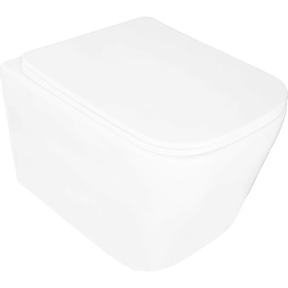 Инсталляция с подвесным унитазом комплект: Grohe Rapid SL 38772001 с подвесным безободковым унитазом Loranto Delphi 91343 сиденье микролифт, крепление, кнопка смыва хром (Система смыва торнадо) - фото 4