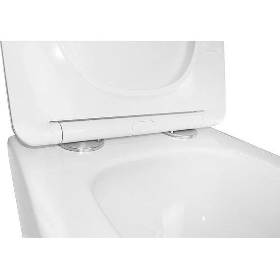 Инсталляция с подвесным унитазом комплект: Grohe Rapid SL 38772001 с подвесным безободковым унитазом Loranto Delphi 91343 сиденье микролифт, крепление, кнопка смыва хром (Система смыва торнадо) - фото 10