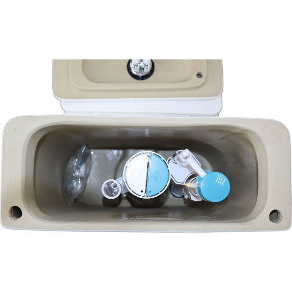 Унитаз-компакт безободковый Azario Terni AZ-8618T с крышкой микролифт (система смыва Торнадо) - фото 15