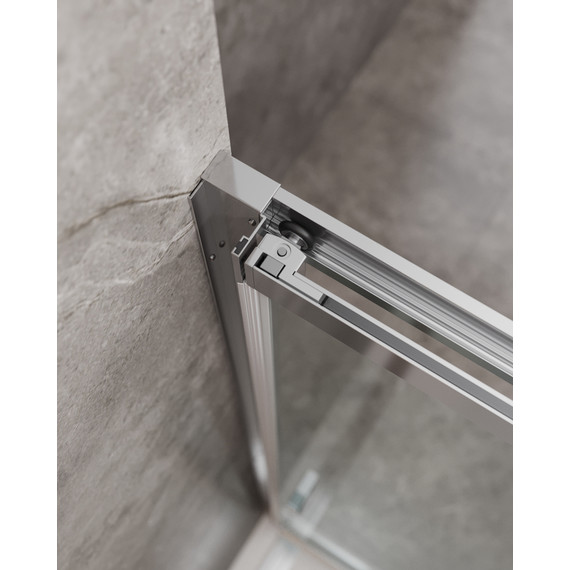 Душевое ограждение Cezares 90x100 см MOLVENO-AHF-31-90/100-C-CR-IV, хром/прозрачное - фото 6