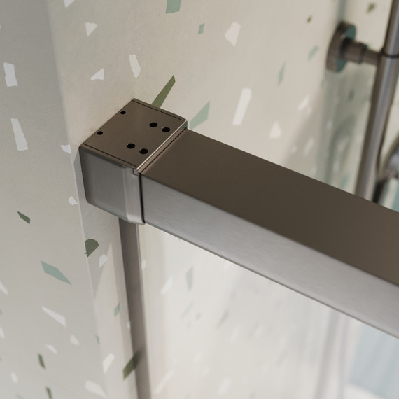 Шторка для ванны Cezares 180 см TANDEM-SOFT-VF-2-180/145-C-GM-IV, оружейная сталь/прозрачное - фото 7