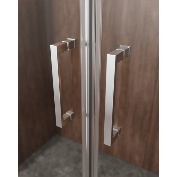 Душевое ограждение Cezares 170x100 см MOLVENO-AH-2/2-170/100-C-Cr-IV, хром/прозрачное - фото 3