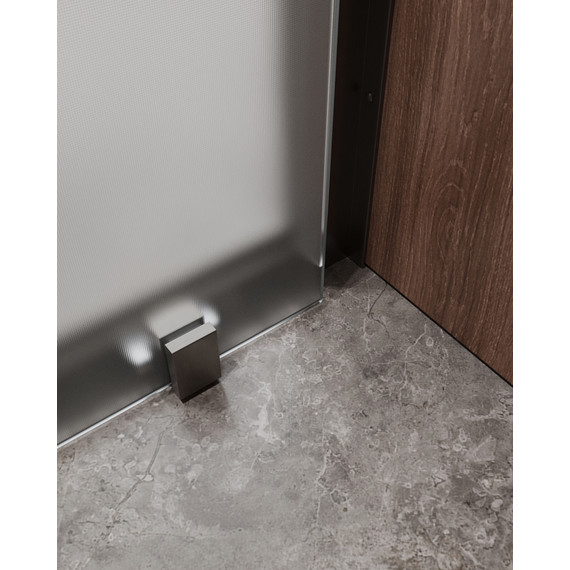 Душевая дверь Cezares 120 см MOLVENO-BF-1-120-P-GM, оружейная сталь/матовое - фото 5