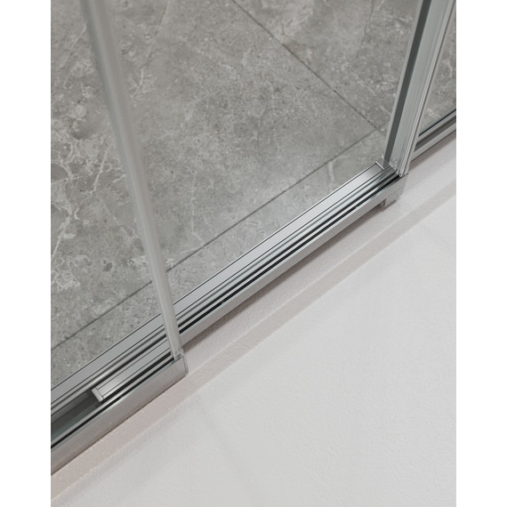 Душевое ограждение Cezares 90x90 см MOLVENO-AF-31-90-C-CR-IV, хром/прозрачное - фото 5