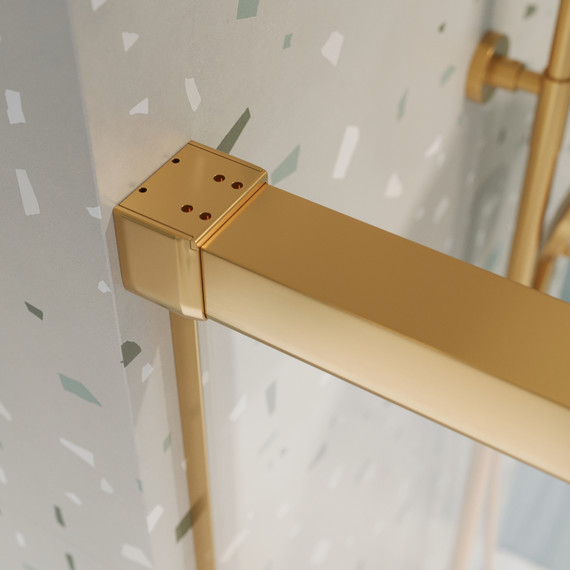 Шторка для ванны Cezares 180 см TANDEM-SOFT-VF-2-180/145-C-BORO-IV, брашированное золото/прозрачное - фото 7