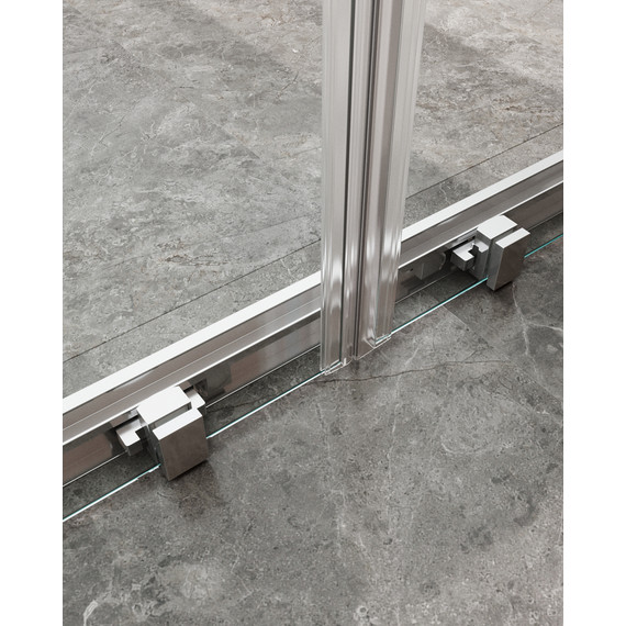 Душевое ограждение Cezares 170x90 см MOLVENO-AH-2/1-170/90-C-Cr-IV, хром/прозрачное - фото 5