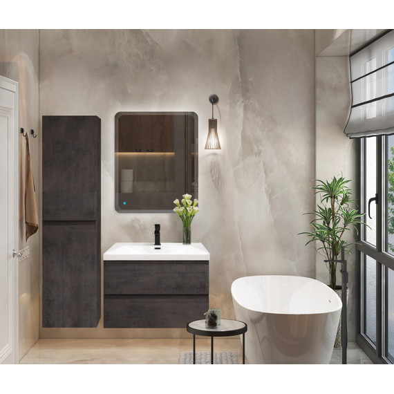 Пенал подвесной Cezares 40 см MOLVENO-1600-2A-SC-OSS, ossido - фото 2