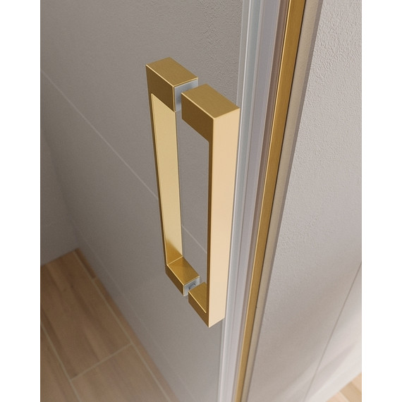 Душевая дверь Cezares 90 см SLIDER-B-1-90/100-C-BORO, брашированное золото/прозрачное - фото, картинка 5 Душевая дверь Cezares 90 см SLIDER-B-1-90/100-C-BORO, брашированное золото/прозрачное - фото 5