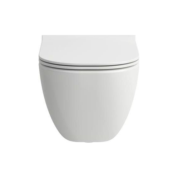 Унитаз подвесной безободковый Laufen Basal Combipack 8.66E1.0.000.000.1 с тонкой крышкой микролифт - фото, картинка 3 Унитаз подвесной безободковый Laufen Basal Combipack 8.66E1.0.000.000.1 с тонкой крышкой микролифт - фото 3