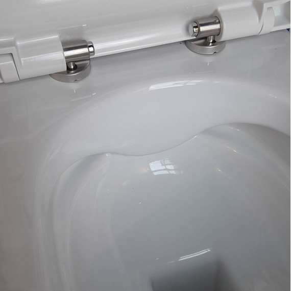 Унитаз подвесной безободковый Aquatek Поларис AQ0700-01 с тонкой крышкой микролифт - фото 8