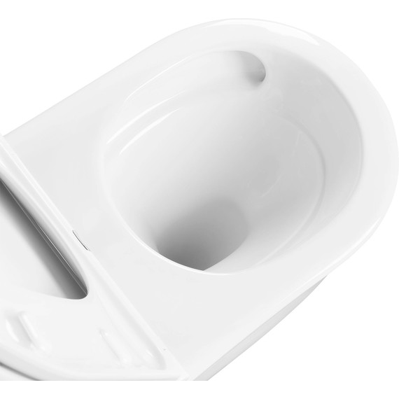 Унитаз подвесной безободковый Aquatek Лея AQ1199T-00 с крышкой микролифт (система смыва Торнадо) - фото 4