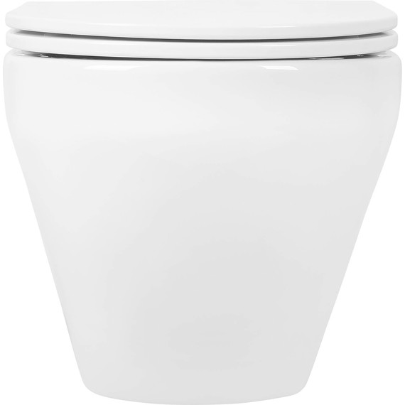 Унитаз подвесной безободковый Aquatek Лея AQ1199T-00 с крышкой микролифт (система смыва Торнадо) - фото 3