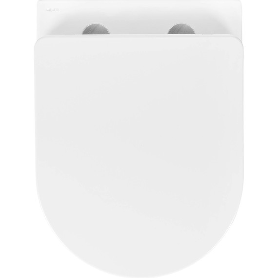 Унитаз подвесной безободковый Aquatek Мия AQ2004T-00 с крышкой микролифт (система смыва Торнадо) - фото 5