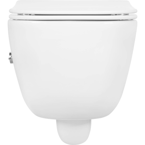 Унитаз-биде подвесной безободковый Aquatek Дива AQ2012B-00 с крышкой микролифт - фото 6