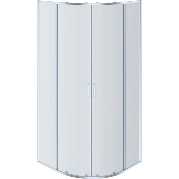 Душевое ограждение Aquatek 80x80 см AQ ARI RO 08020CH, хром/прозрачное - фото 
