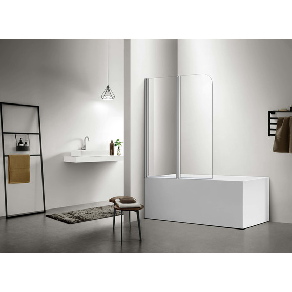 Шторка для ванны Aquatek Дельта 100x150 см AQ DEL SBA 10015CH хром/прозрачное - фото 2