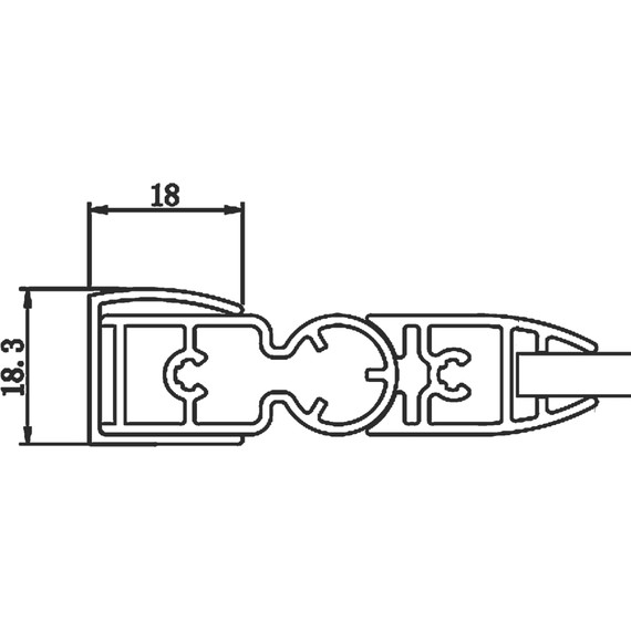 Шторка для ванны Aquatek Дельта 100x150 см AQ DEL SBA 10015CH хром/прозрачное - фото 5
