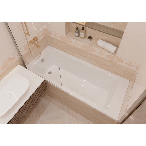 Ванна акриловая Aquatek Калибри 180x80 см KL180-0000001, Размер - мм: 1800х800 - фото 7