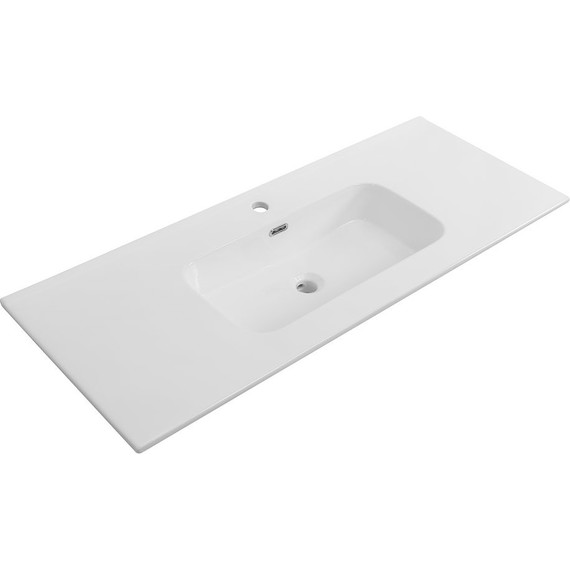 Тумба подвесная с раковиной Cezares 120 см ECO-CER-N-1200-2C-SO-BO, bianco opaco - фото 2