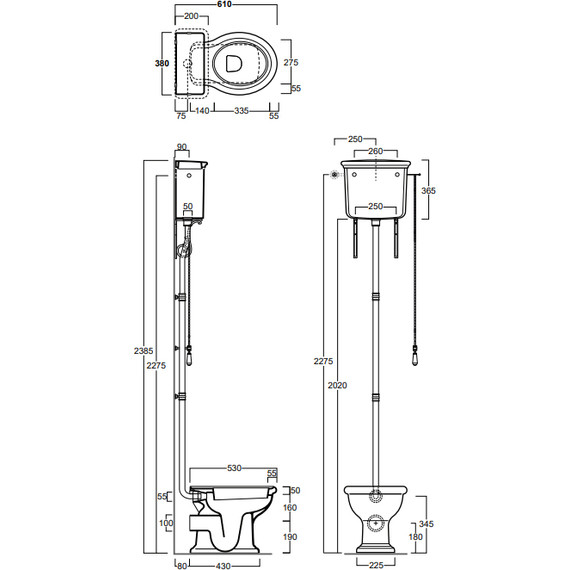 Унитаз-компакт Simas Lante LA02bi (высокий бачок) - фото 5