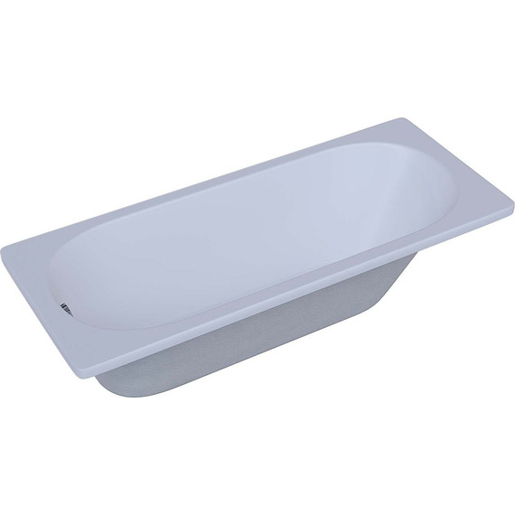 Ванна акриловая Aquatek Оберон 150x70 см OBR150-0000007 (в комплекте: каркас, панель, сифон) слив справа - фото 2