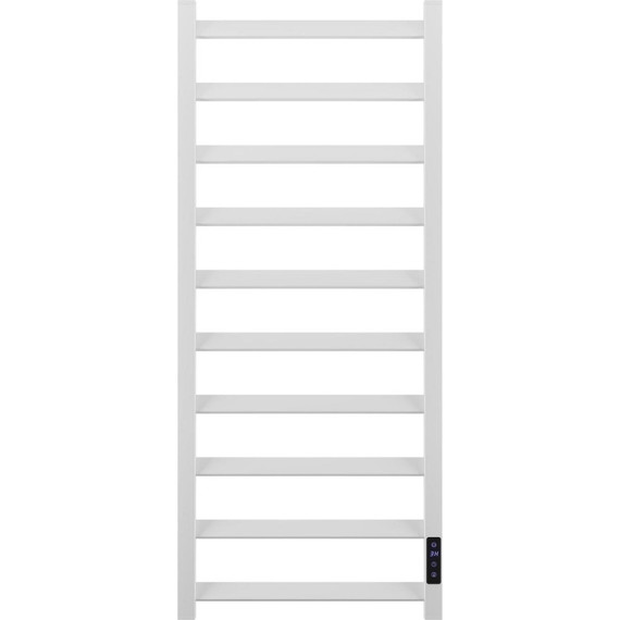 Полотенцесушитель электрический Point Атлант П10 400x1000 мм PN18840W, белый (скрытое подключение) - фото 