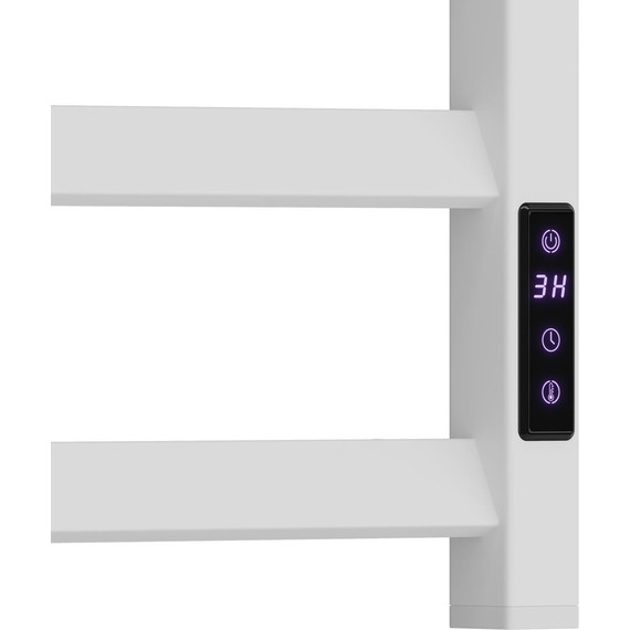 Полотенцесушитель электрический Point Атлант П6 400x600 мм PN18846W, белый (скрытое подключение) - фото 4