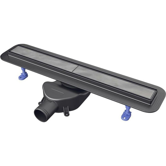 Трап Royal Thermo Compact Line Basic 60 см RT_1583526 (под плитку), Цвет производителя: чёрный, Размер трапа: 600 - фото 