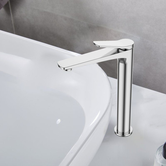 Смеситель для раковины высокий BelBagno UNIQUE-LMC-CRM-W0 - фото 2