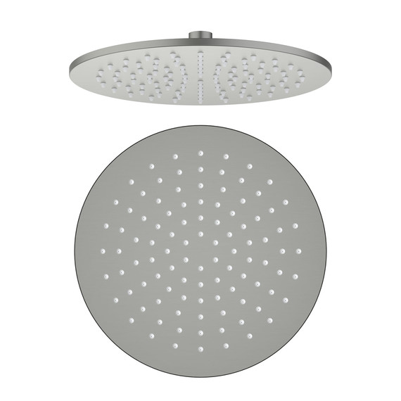 Верхний душ Aquatek 250x250 AQ2077BGM, чёрный хром шлифованный - фото 