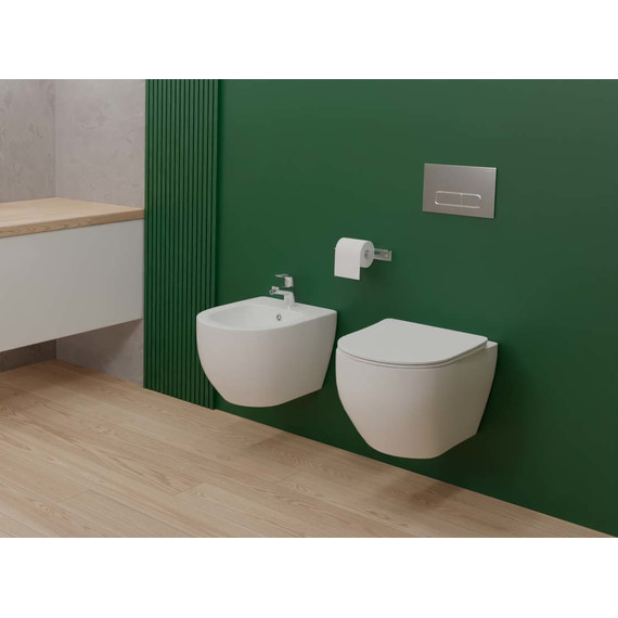 Биде подвесное Aquatek Европа AQ1016-MW, белый матовый - фото 6