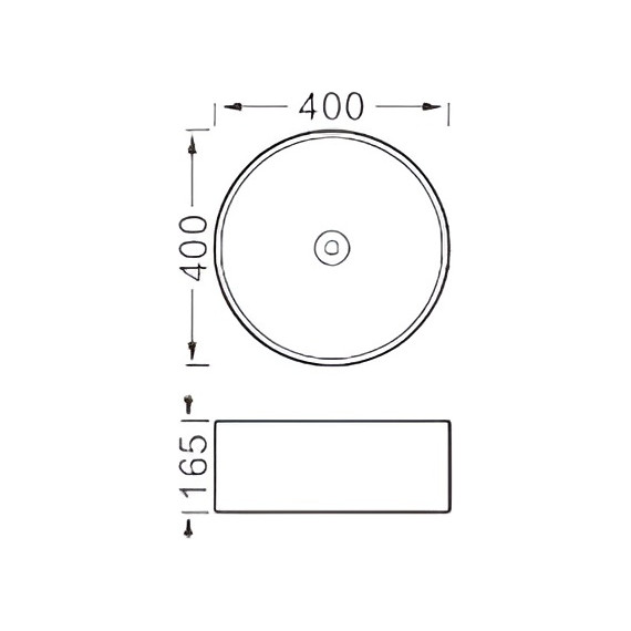 Раковина-чаша Aquatek 40 см AQ5118-MB, чёрный матовый - фото 5
