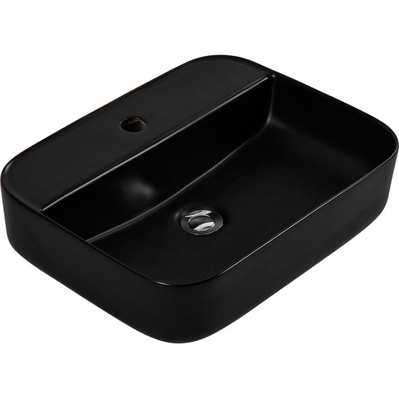 Раковина-чаша Aquatek Вега 50 см AQ5506-MB, чёрный матовый - фото 2