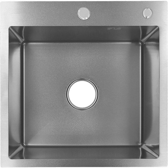 Кухонная мойка Azario Sabrina AZB5050S, оружейная сталь - фото 2