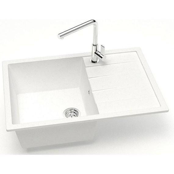 Кухонная мойка Azario Vision CS00078336, белый - фото 2