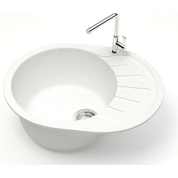 Кухонная мойка Azario Light CS00079917, белый - фото 2