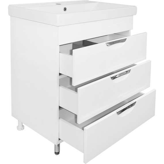 Тумба напольная с раковиной Azario Стиль 70/3 Н Соло 70 см CS00092805 - фото, картинка 4 Тумба напольная с раковиной Azario Стиль 70/3 Н Соло 70 см CS00092805 - фото 4