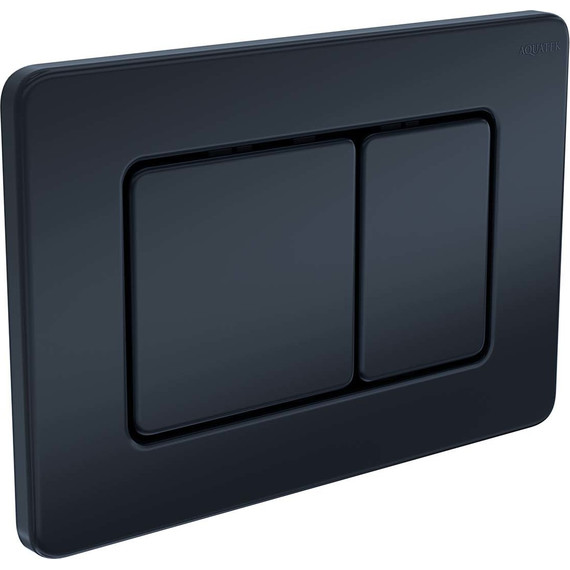 Кнопка смыва Aquatek KDI-0000040, (нержавеющая сталь) чёрный матовый - фото, картинка 2 Кнопка смыва Aquatek KDI-0000040, (нержавеющая сталь) чёрный матовый - фото 2