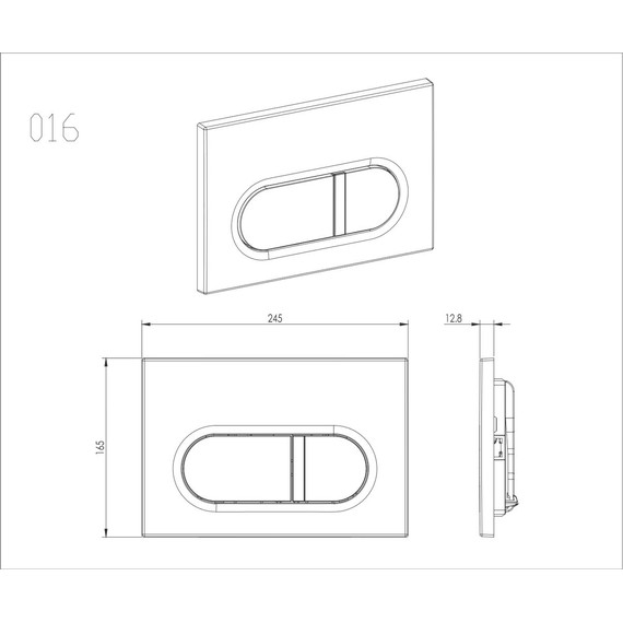 Кнопка смыва Aquatek KDI-0000043 - фото, картинка 3 Кнопка смыва Aquatek KDI-0000043 - фото 3