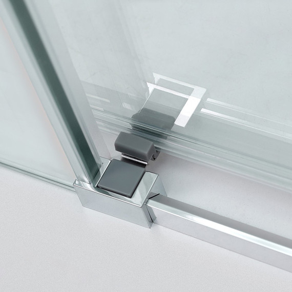 Душевая дверь Cezares 160 см DUET SOFT-M-BF-1-160-C-Cr (стекло 8 мм) хром/прозрачное - фото 2