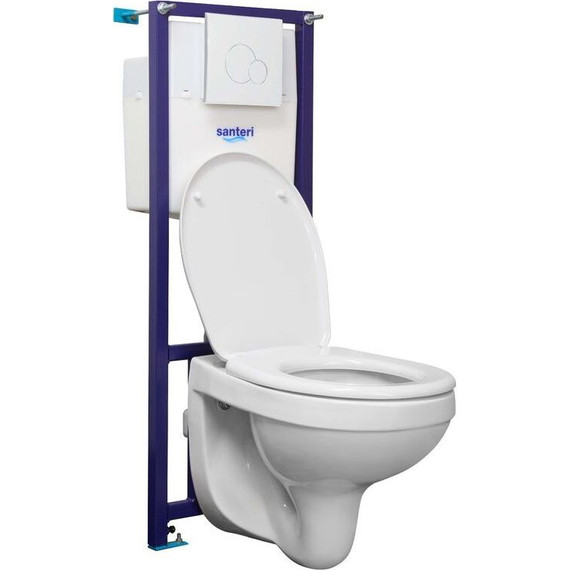 Инсталляция с подвесным унитазом Santeri Альфа 1.3815.9.S00.00B.2 (крышка дюропласт) - фото 2