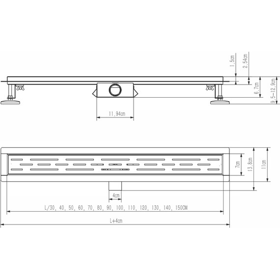 Трап Azario 80 см AZT2FT01800 - фото 7