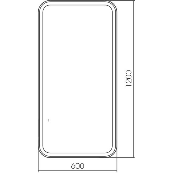 Зеркало Azario Мальта 60 см LED-00002936 - фото 18