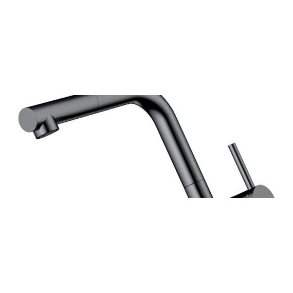 Смеситель для кухни Omoikiri Takamatsu-S GM 4994564, вороненая сталь - фото 2