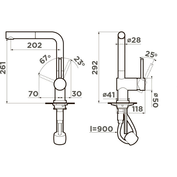 Смеситель для кухни Omoikiri Akashi-S WH 4994572, белый - фото 4