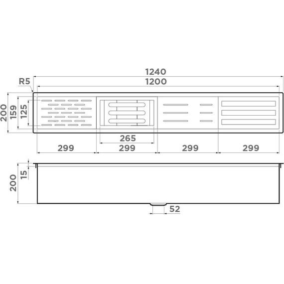 Встраиваемая сушилка для посуды Omoikiri DRY-01 GM 4999108 (без модулей) светлое золото - фото 2