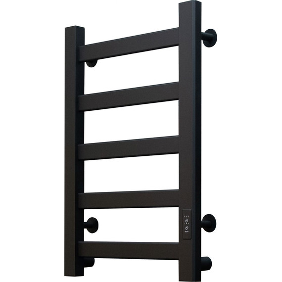 Полотенцесушитель электрический Тругор Диана Пэк сп 1 П5 500х600 мм (скрытое подключение) 00-00048294, чёрный - фото 2