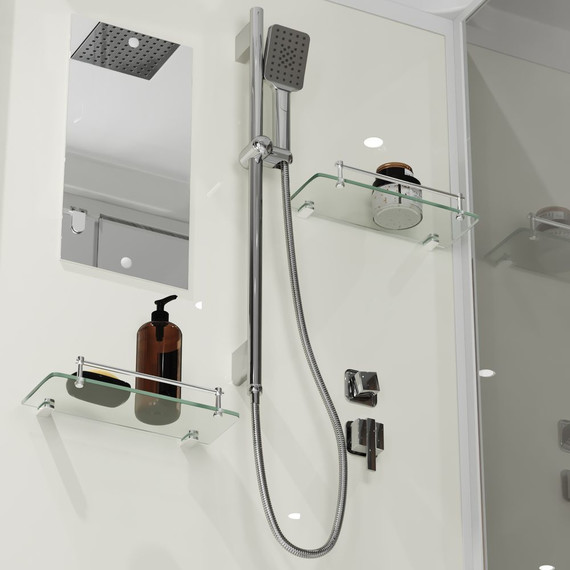 Душевая кабина Niagara Standart 80x80 см ST80/15Q, белый/прозрачное - фото 6